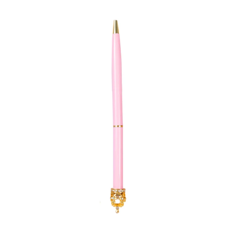 pink gold crown pen