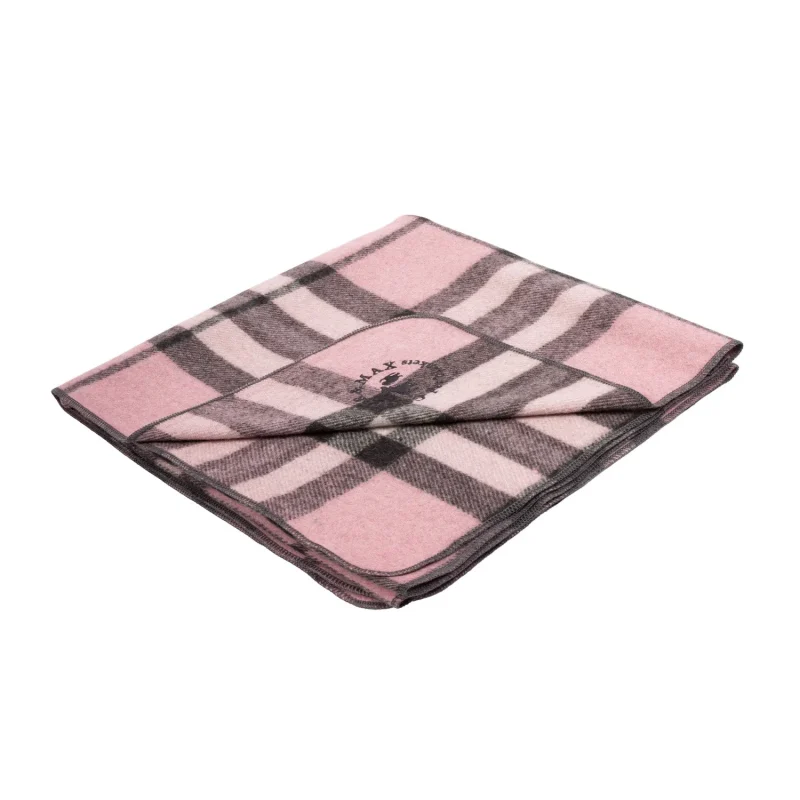 pink thomson tartan pet blanket