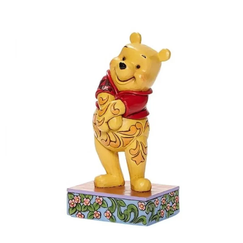 pooh standing in p pose statue