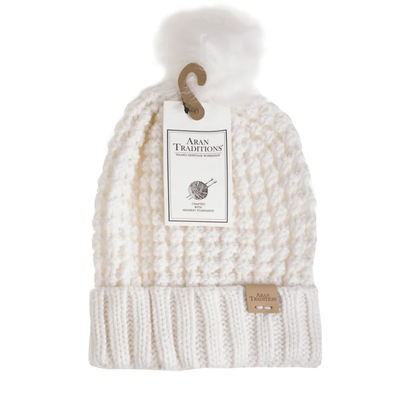 popcorn bobble hat for kids fun winter beanie