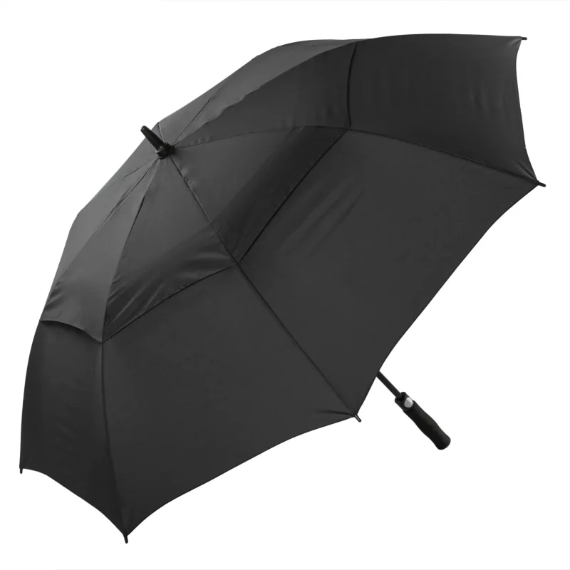 premium windproof golf umbrella black