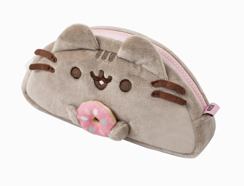 pusheen cute pencil case phone stand