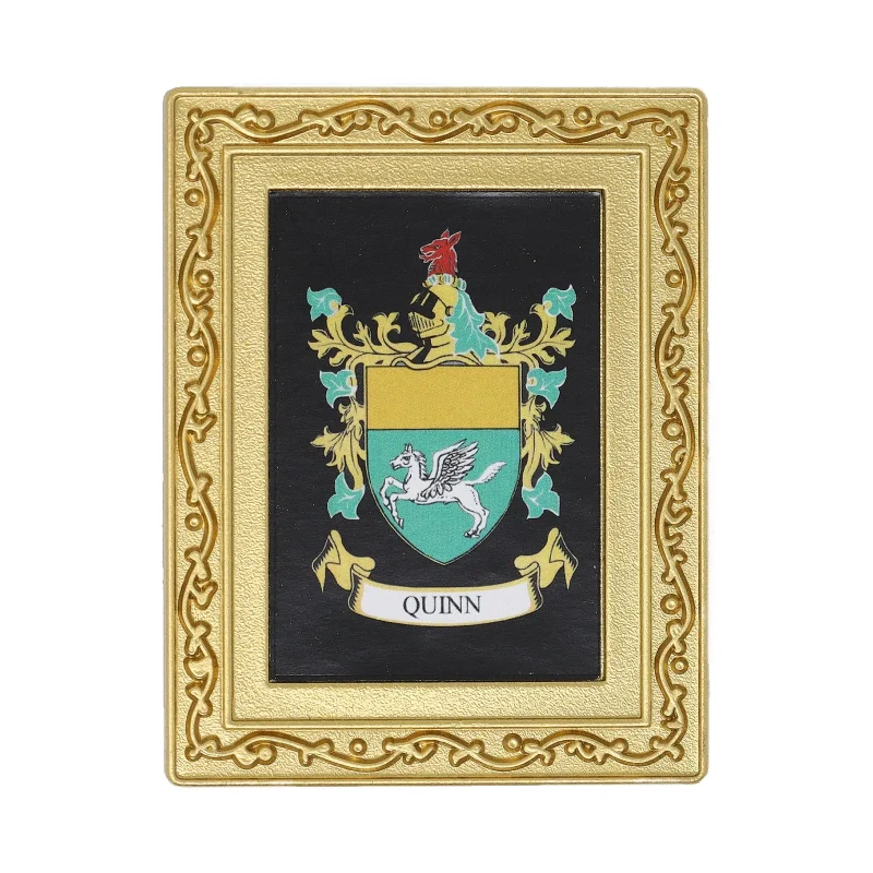 quinn coat of arms fridge magnet