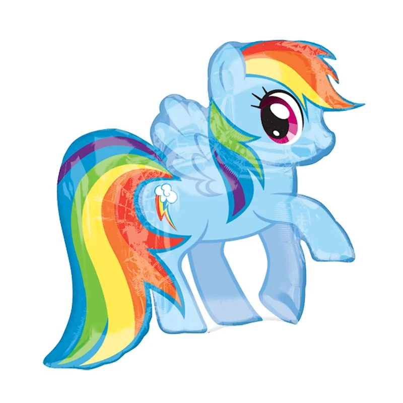 rainbow dash my little pony foil balloon