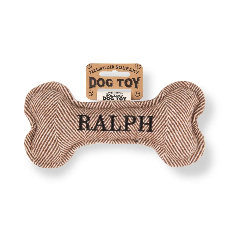 ralph s squeaky bone dog toy