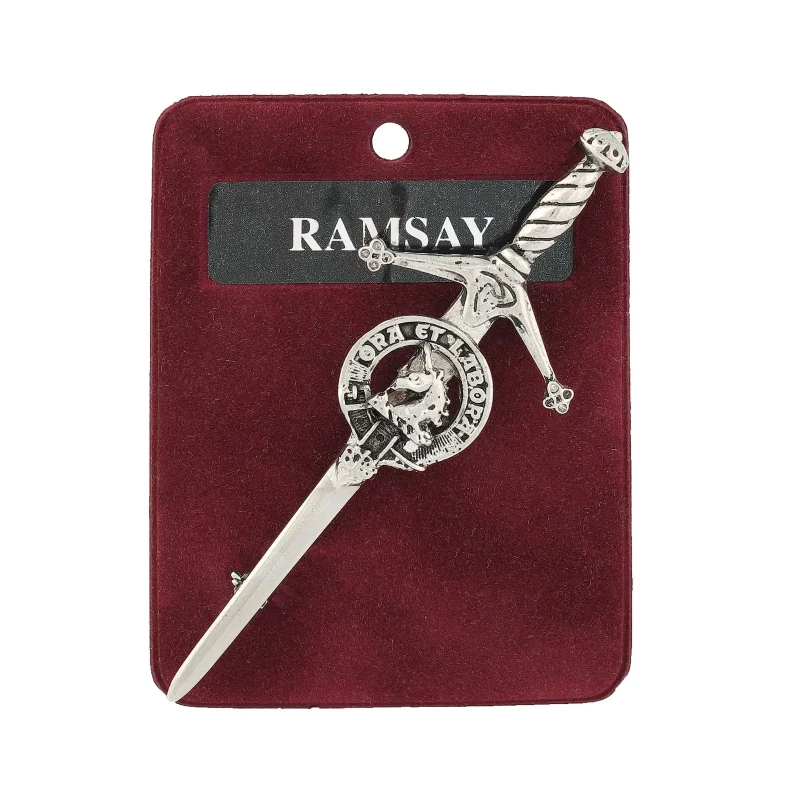 ramsay art pewter kilt pin