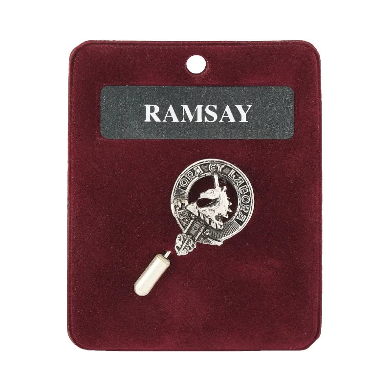 ramsay art pewter lapel pin