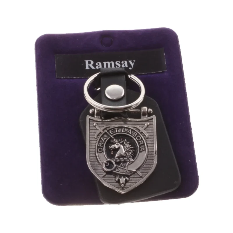 ramsay clan crest keyring