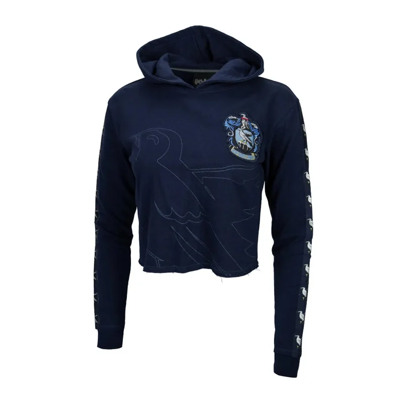 ravenclaw cropped hoodie for women