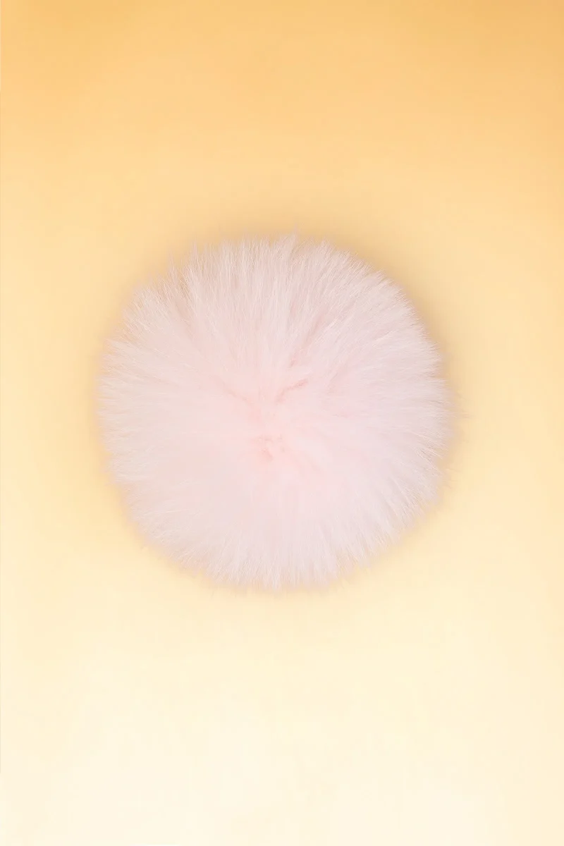 real fur pom pom nurture