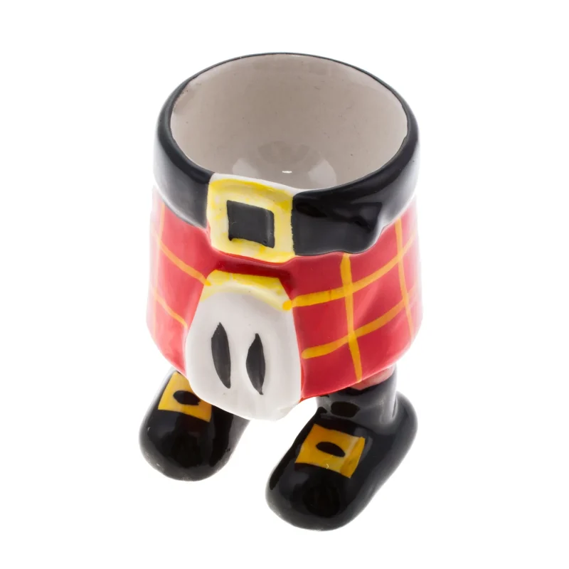 red kilt egg cup