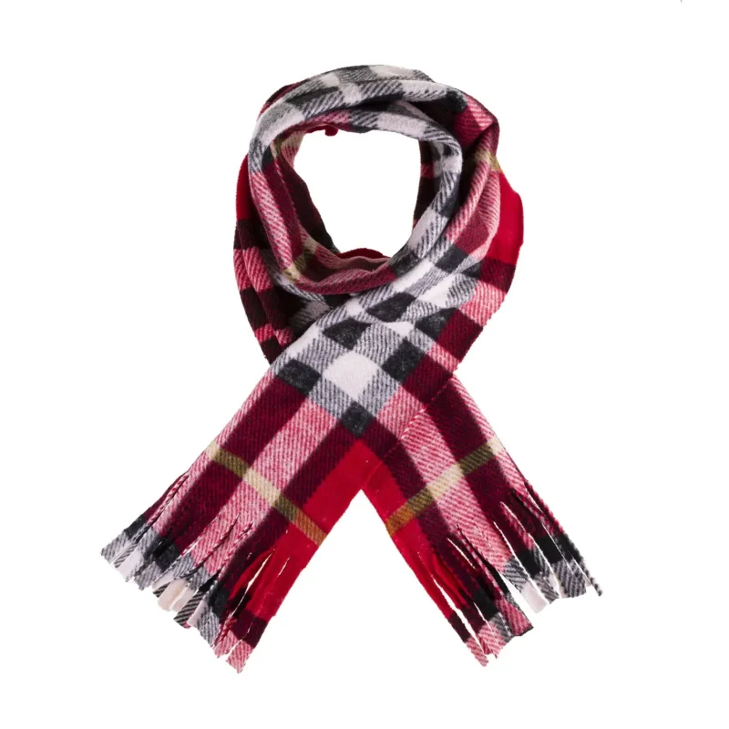 red scotty thomson tartan soft touch scarf