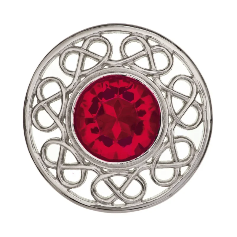 red stroma brooch