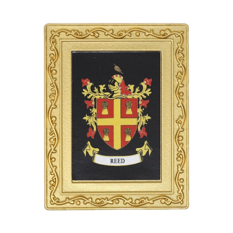 reed coat of arms fridge magnet