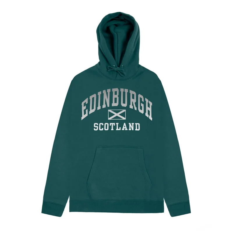 reflective teal hooded top for adults