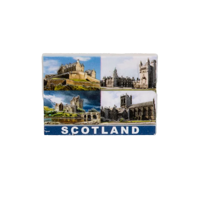 resin magnet scotland castle collection