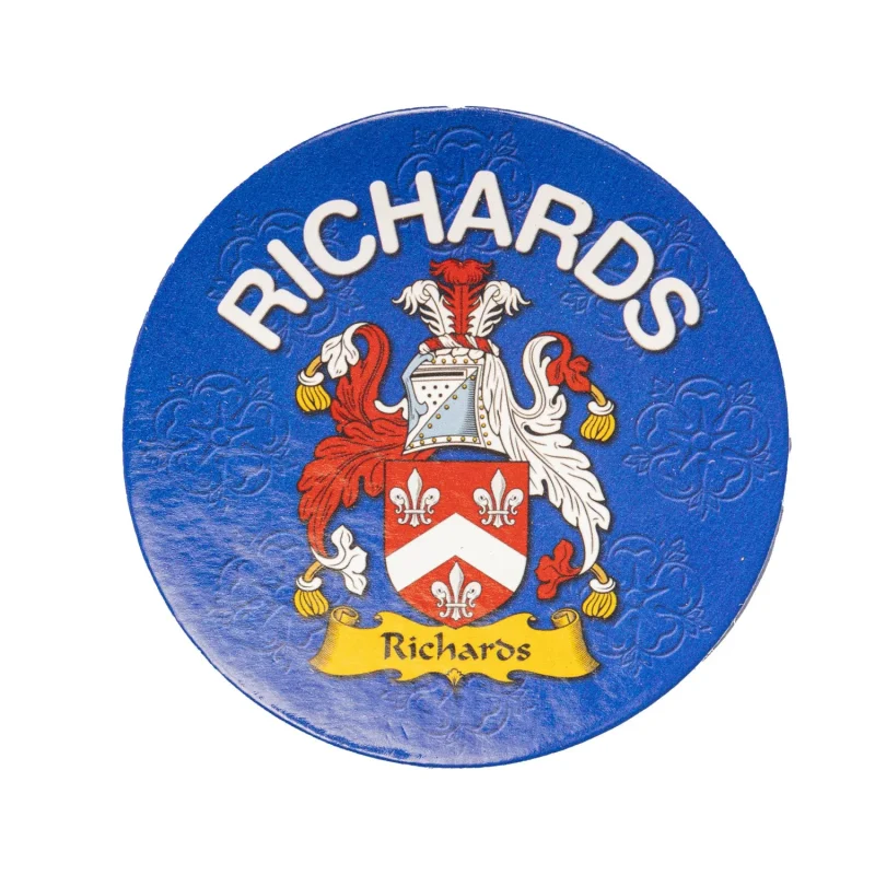 richards family round cork coasters