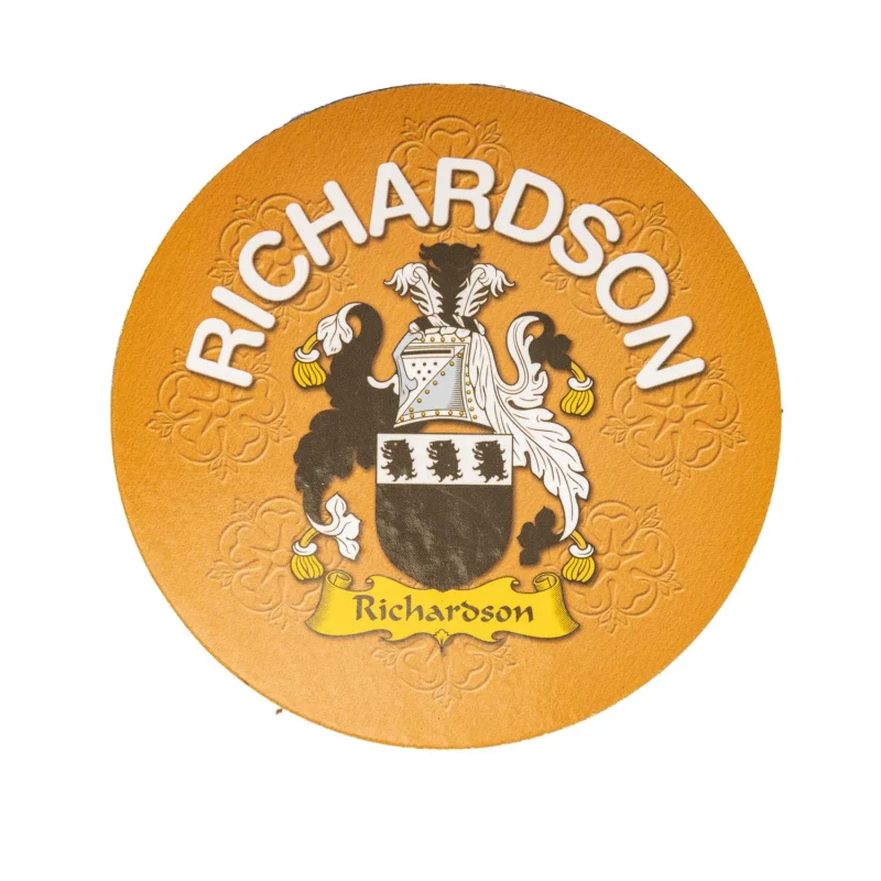 richardson clan family name cork coasters