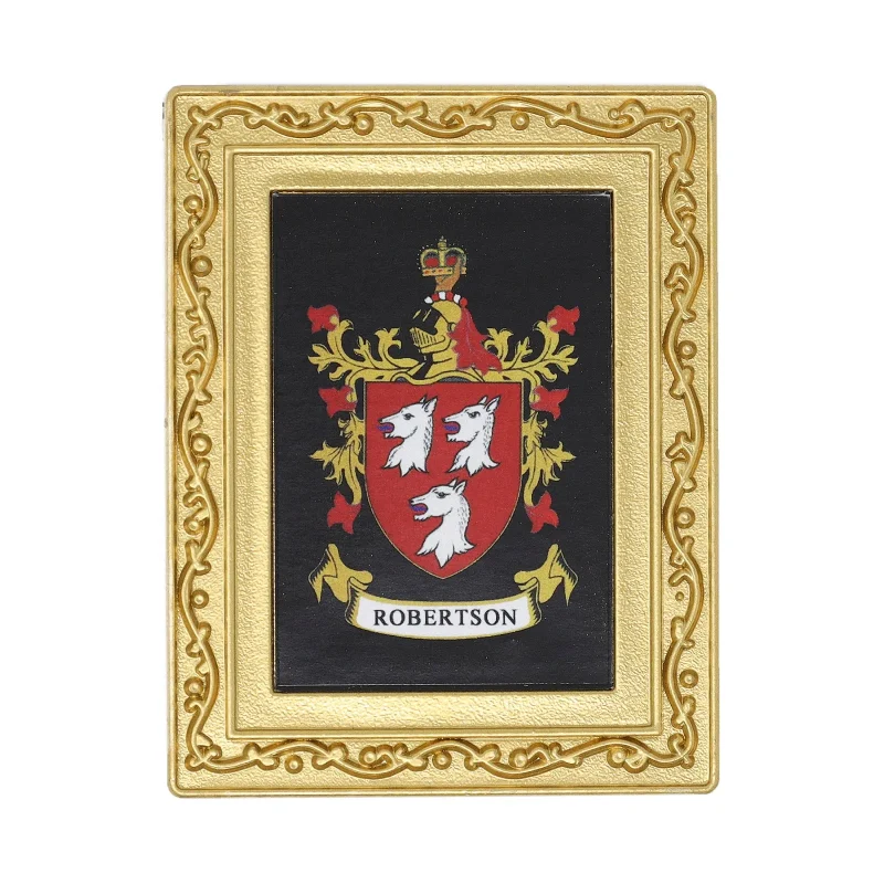 robertson coat of arms fridge magnet