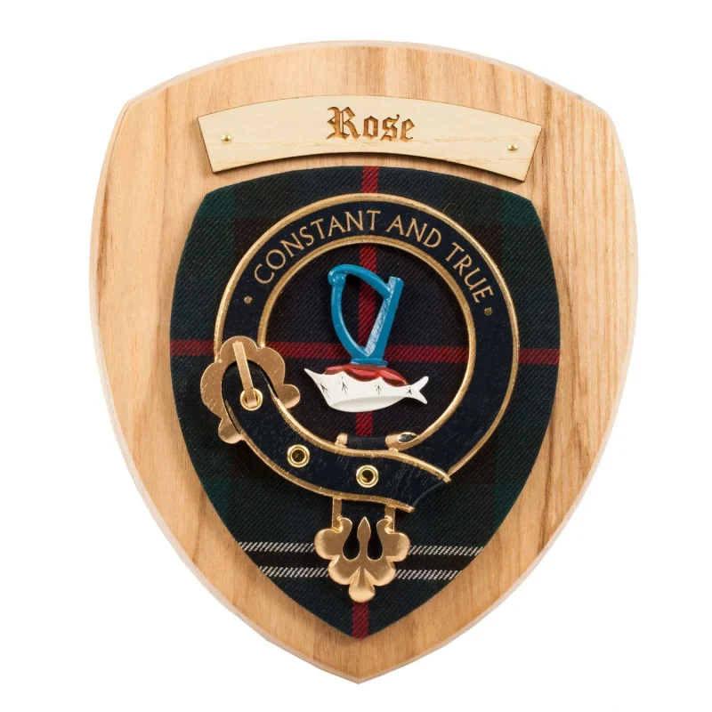 rose clan wall plaque