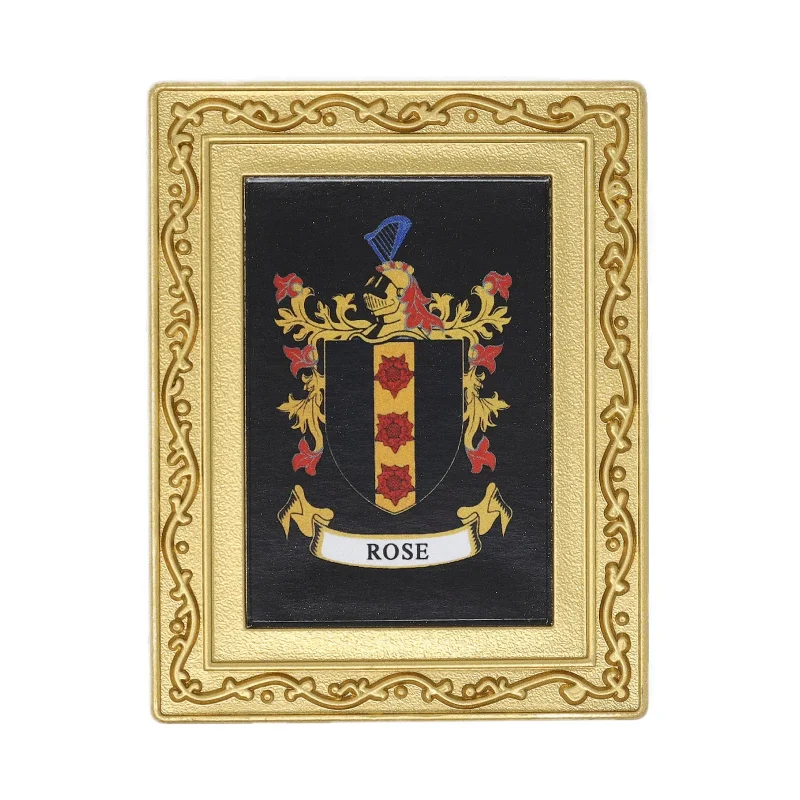 rose coat of arms fridge magnet