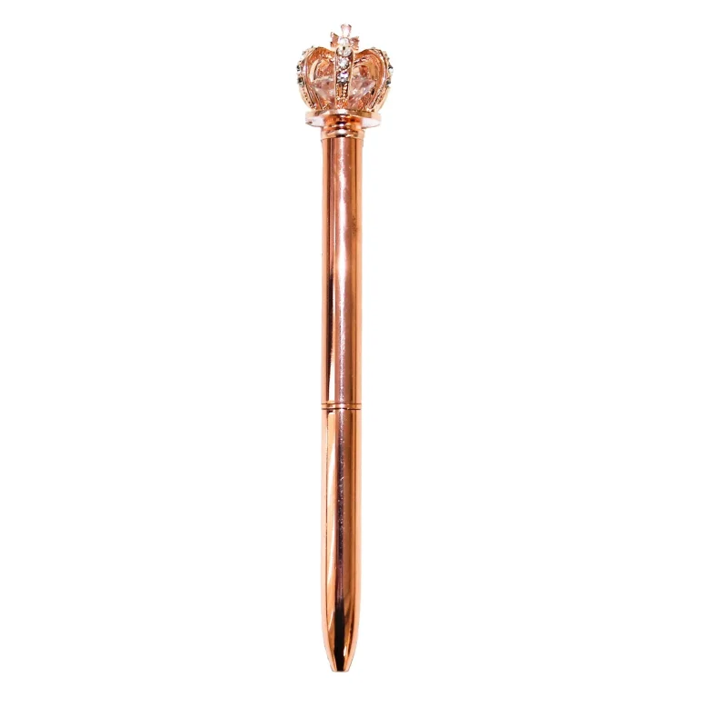 rose gold crown pen elegant writing tool