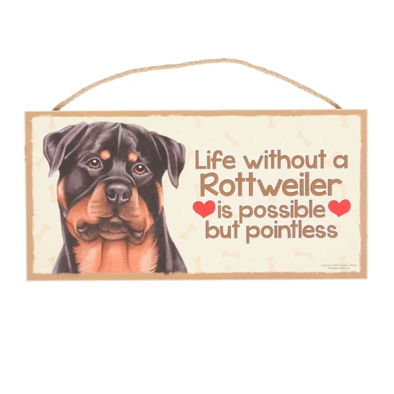 rottweiler pet plaque plaque for rottweiler lovers