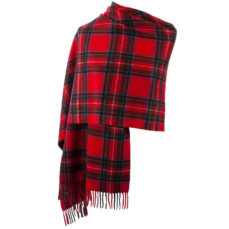 royal stewart cashmere stole edinburgh