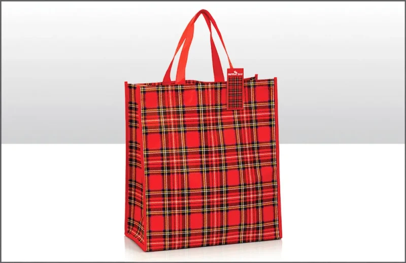 royal stewart non woven shopping bag