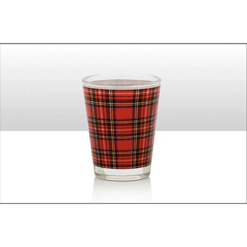 royal stewart tartan shot glass