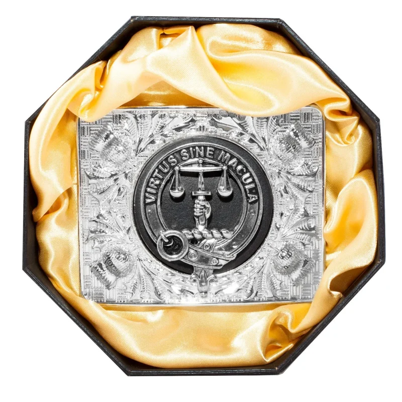 russell clan belt buckle