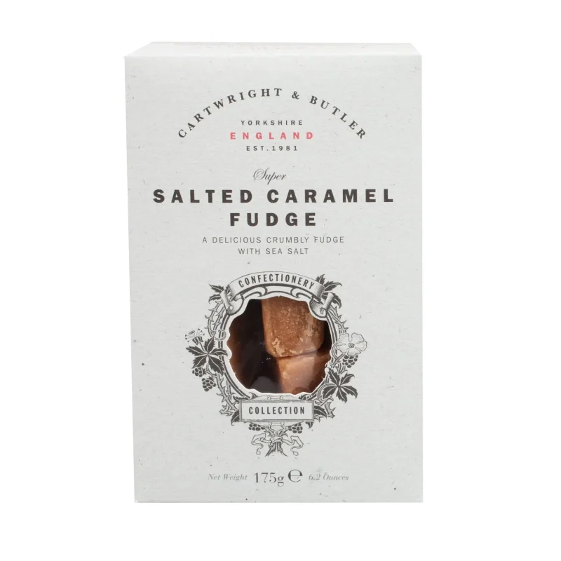 salted caramel fudge carton delight