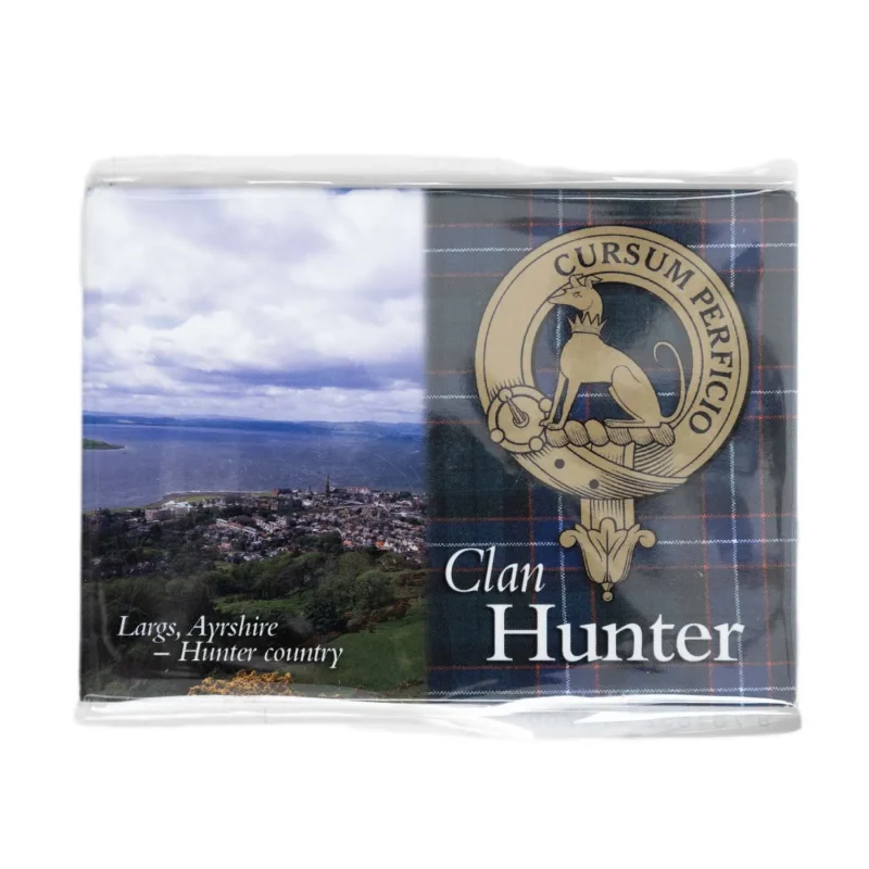 scenic hunter family crest magnet