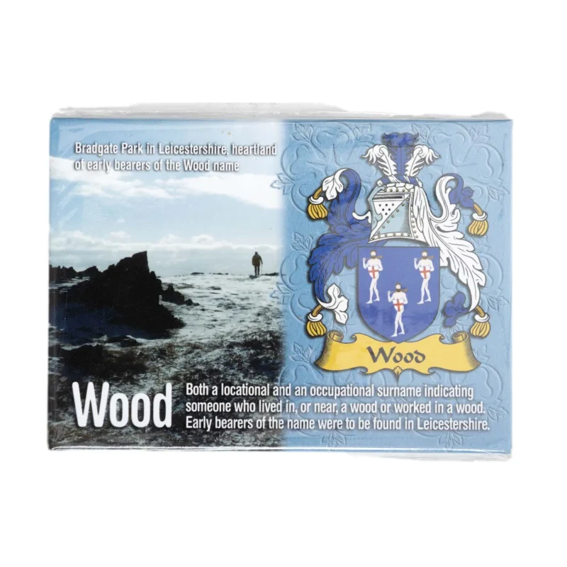 scenic woodland metal magnet