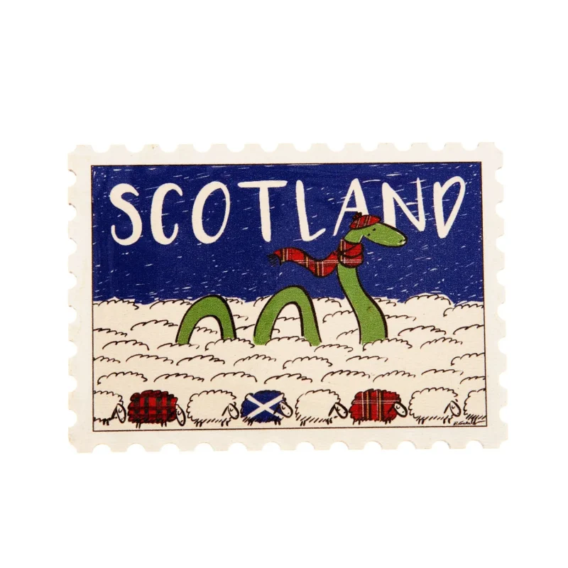 scooter postage stamp magnet for fridge