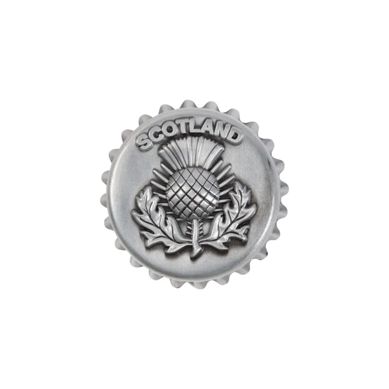 scot thistle bottle top opener magnet