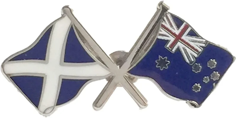 scotland australia pin lapel badge