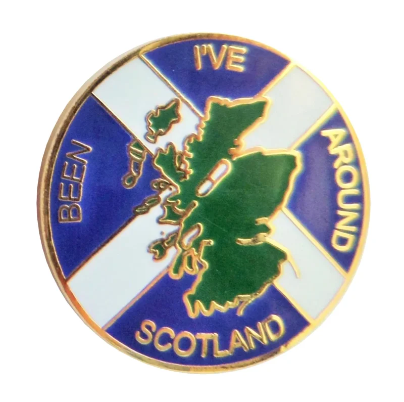 scotland badge saltire map travel memories