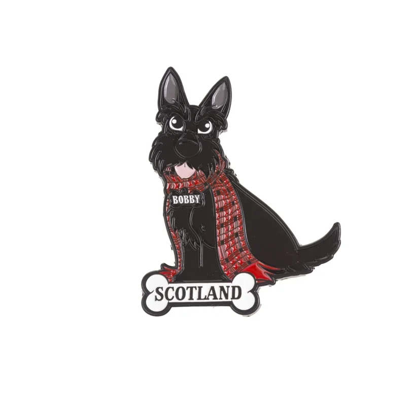 scotland black dog magnet bobby