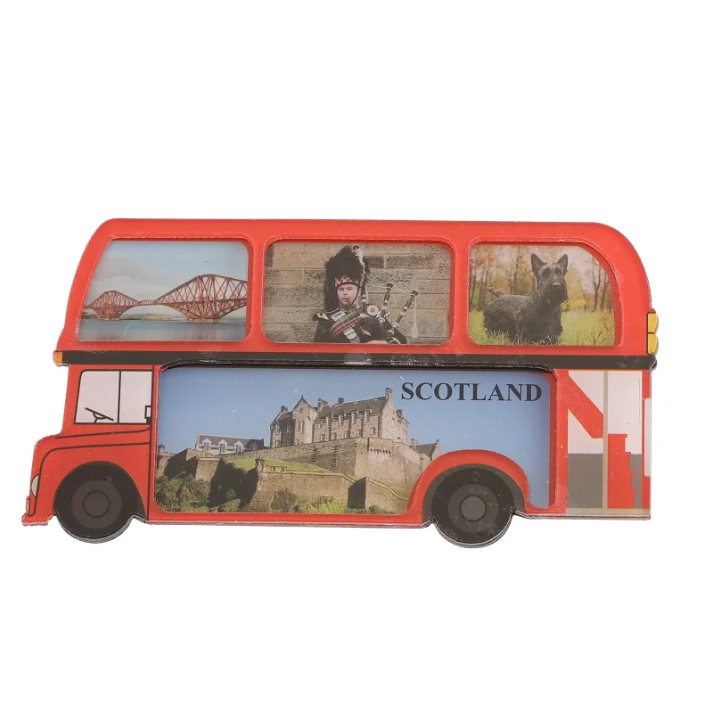 scotland bus car magnet