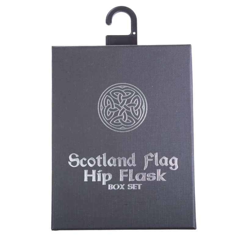 scotland flag 6oz flask funnel set