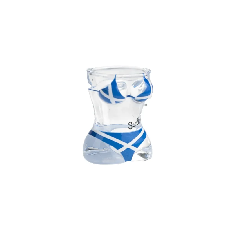 scotland flag bikini shot glass small