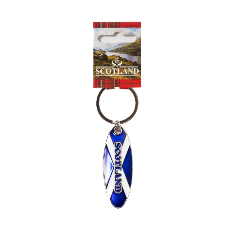 scotland flag bottle opener keyring