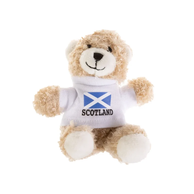 scotland flag soft toy keyring