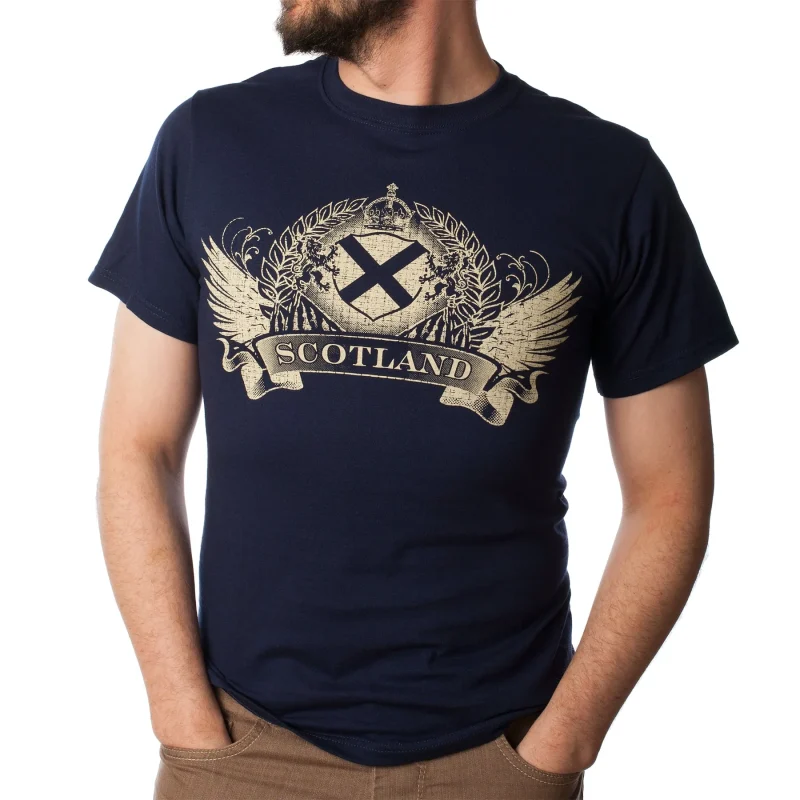 scotland forever navy t shirt