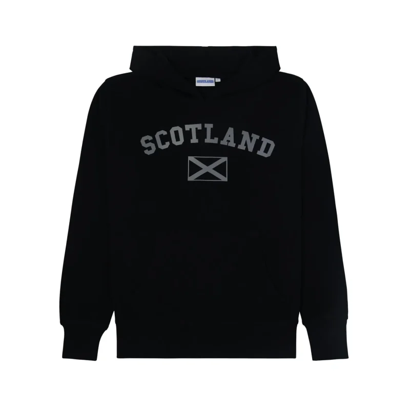 scotland harvard reflective hooded sweatshirt