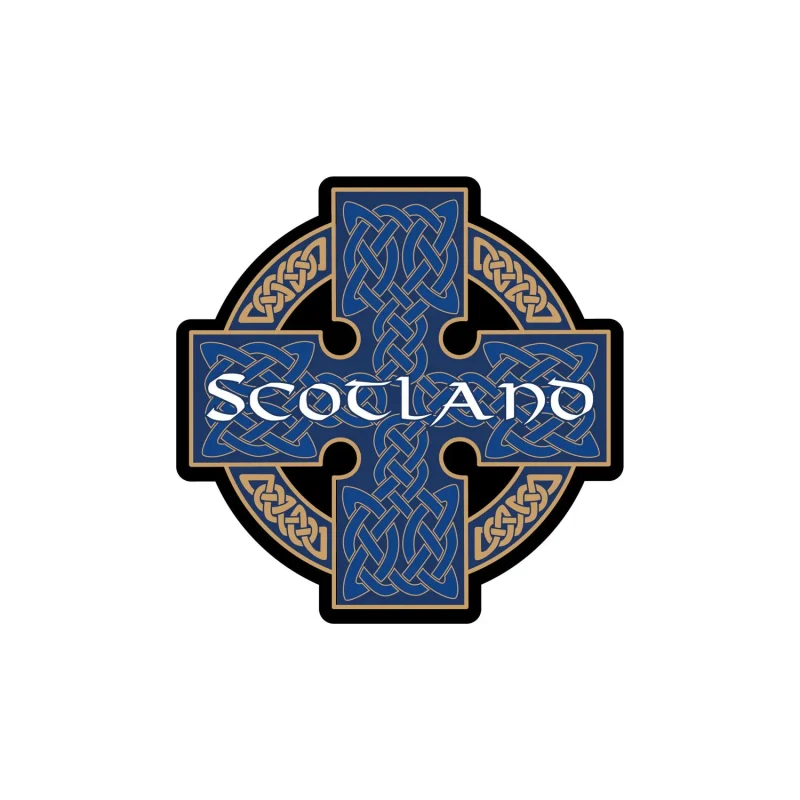 scotland heart sticker celtic pride