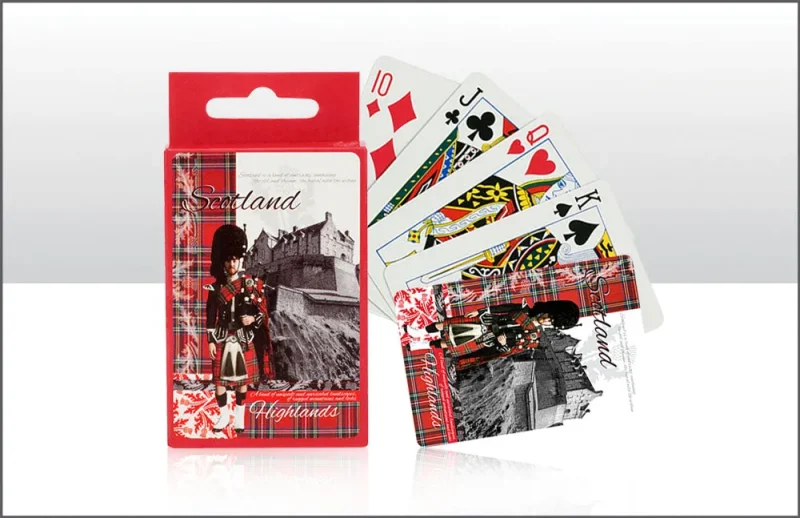 scotland heraldic design playing cards