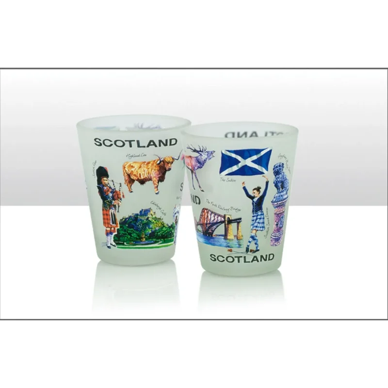 scotland iconic shot glass