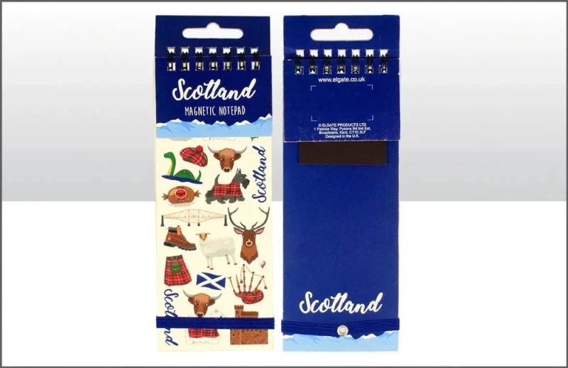 scotland icons magnetic to do pad